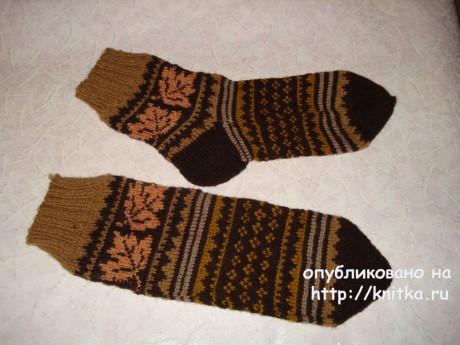 Подборка описаний и схем жаккарда для вязания носков спицами