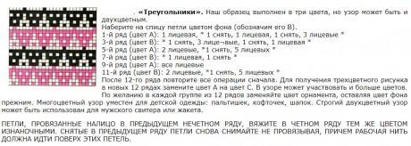 Подборка схем для вязания двухцветных моделей спицами