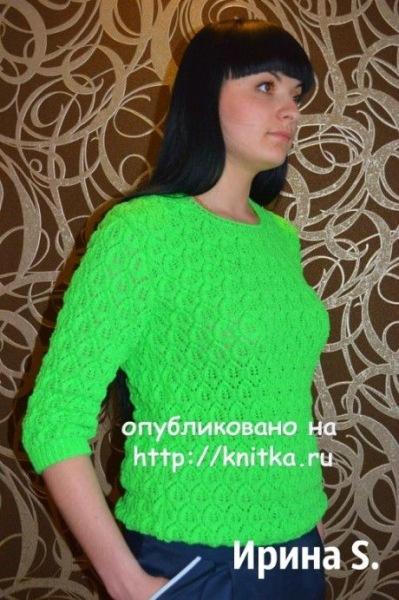 Подборка вязаных узоров и изделий с мотивом листьев