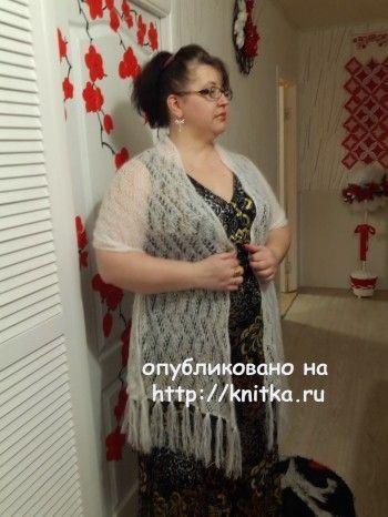 Вяжем ажурный шарф спицами, подборка узоров
