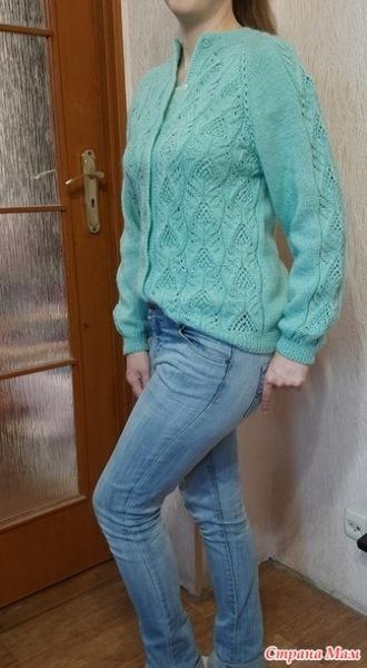 Вяжем кофту спицами. Большой выбор схем и описаний!