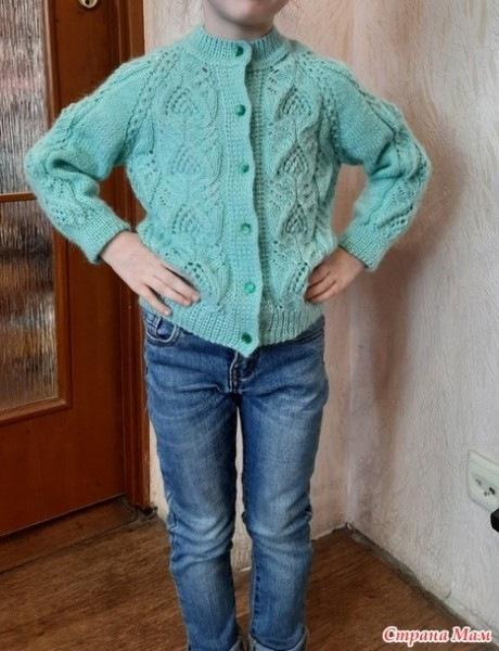 Вяжем кофту спицами. Большой выбор схем и описаний!