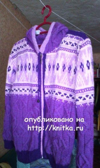 Вяжем кофту спицами. Большой выбор схем и описаний!