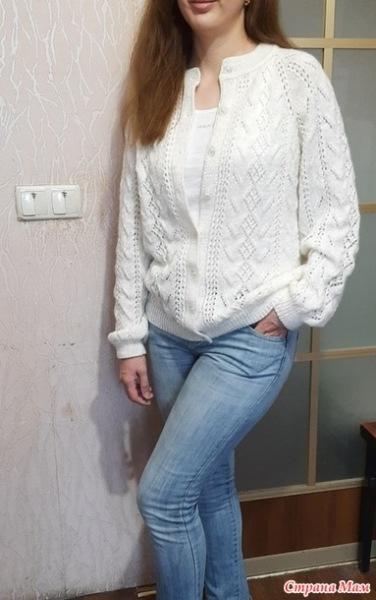 Вяжем кофту спицами. Большой выбор схем и описаний!