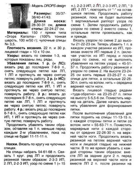 Вяжем носки спицами, большой выбор схем и описания