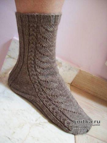 Вяжем носки спицами, большой выбор схем и описания