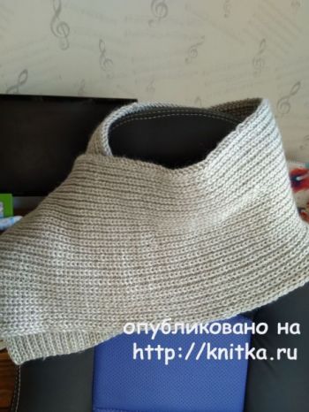 Вязание мужского шарфа спицами, подборка схем и описание