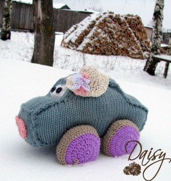 Вяжем игрушки спицами, самый большой выбор схем и описаний!