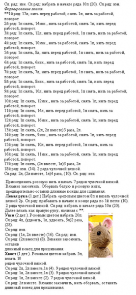 Вяжем игрушки спицами, самый большой выбор схем и описаний!