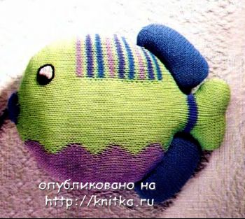 Вяжем игрушки спицами, самый большой выбор схем и описаний!
