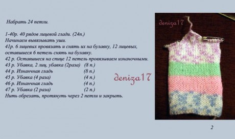 Вяжем игрушки спицами, самый большой выбор схем и описаний!