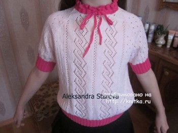 Вяжем ажурный топ спицами, ОГРОМНАЯ ПОДБОРКА СХЕМ И ОПИСАНИЙ