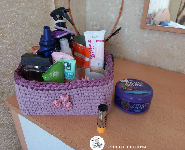 Зачем плести корзины из трикотажной пряжи?