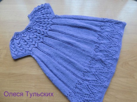 Вяжем платье ножницами, большая подборка схем и описаний