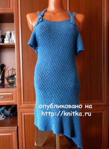 Вяжем тунику спицами, большой выбор узоров!