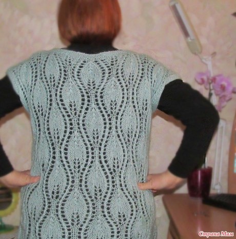 Вязание спицами из мохера, большая подборка узоров и описаний!