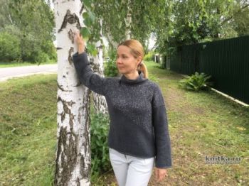 Вязание джемперов спицами, большая подборка схем и описаний