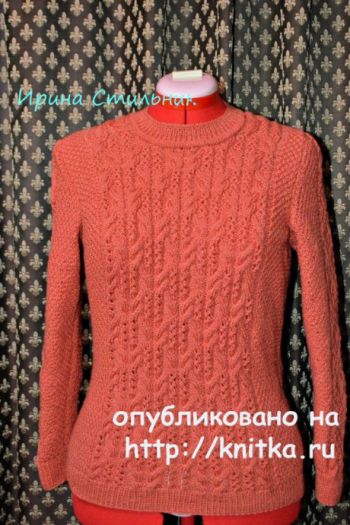 Вязание джемперов спицами, большая подборка схем и описаний