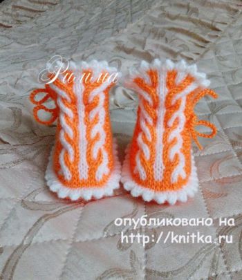 Вязание спицами для обуви, описания для начинающих