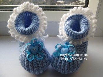 Вязание спицами для обуви, описания для начинающих