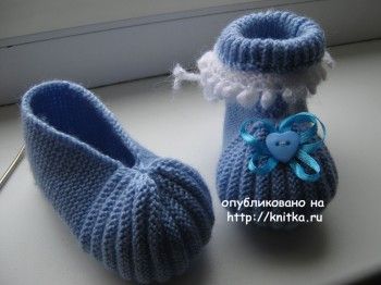 Вязание спицами для обуви, описания для начинающих