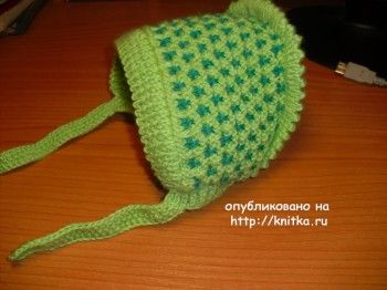 Вязание шапочки для новорожденного спицами, выбор узоров!