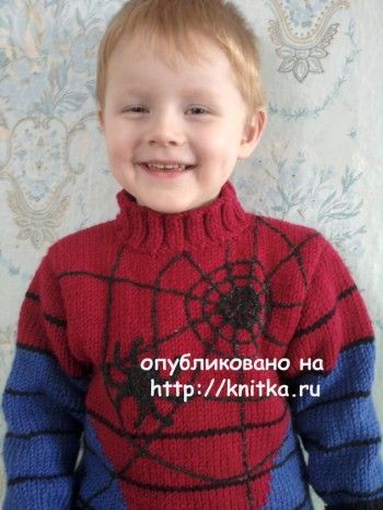 Вяжем джемпер для мальчика, большой выбор схем!
