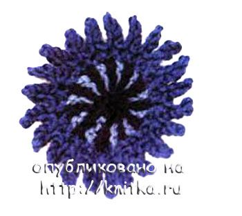 Вязаные цветы, подборка схем и описания!