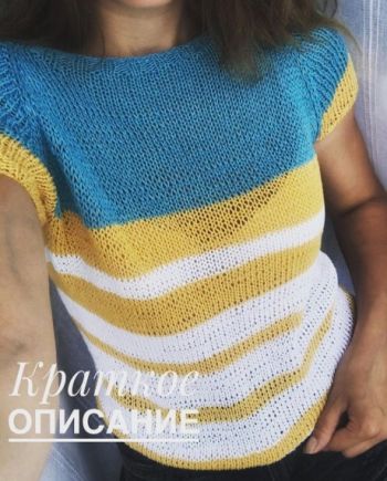 Вяжем летние кофточки, большой выбор схем и описаний!