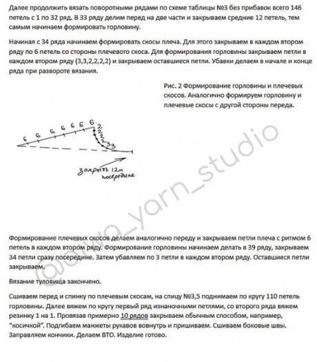 Вяжем летний топ спицами, большой выбор схем!
