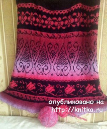 Вяжем юбки спицами, большой выбор схем и описания