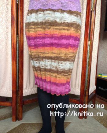 Вяжем юбки спицами, большой выбор схем и описания