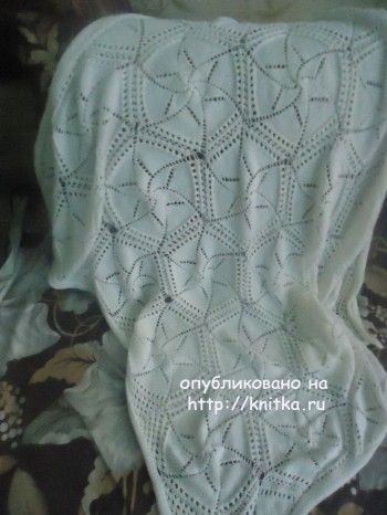 Вяжем плед спицами для дома, большой выбор схем!