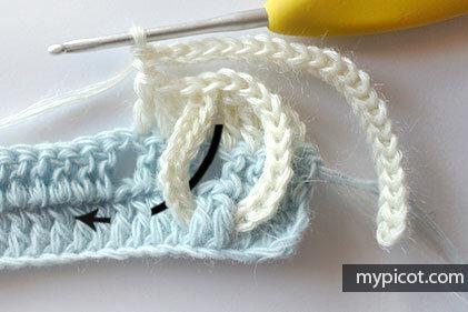 схемы для многоцветного вязания крючком.
