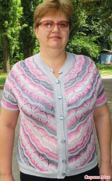вязание кофточки спицами - огромный выбор схем на любой размер!