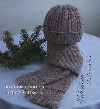 вяжем мужские шапки спицами. большой подбор схем!