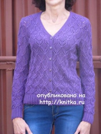 ажурный жакет из спилка, большой список мест и описание
