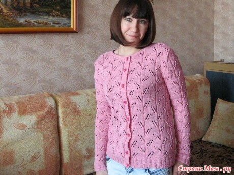ажурный жакет из спилка, большой список мест и описание