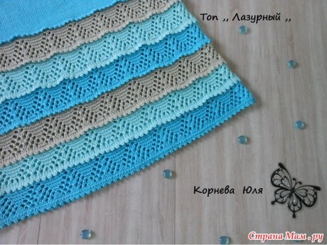 топы спицами для женщин, подборка схем и описаний!