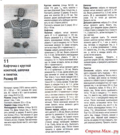 вяжем кофточки для новорожденного, большой выбор схем!