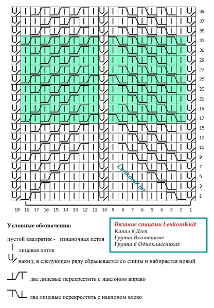 29 новых схем вязания схема