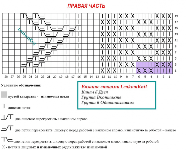29 новых схем вязания схема