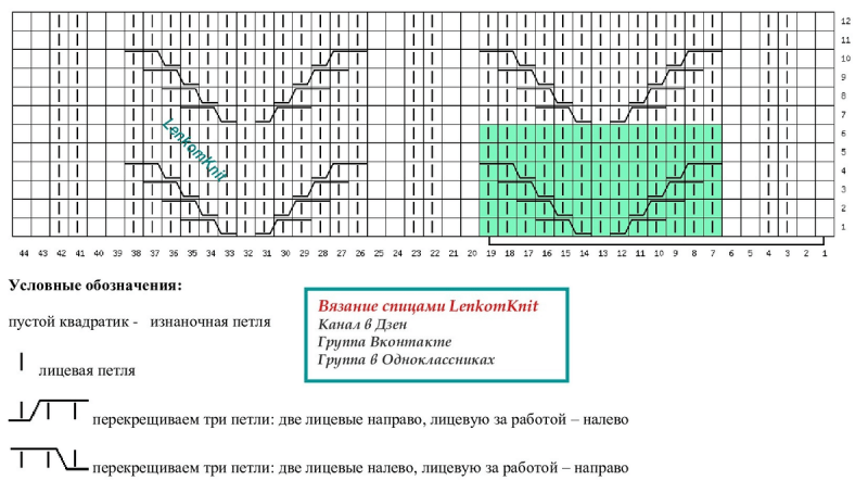 29 новых схем вязания схема