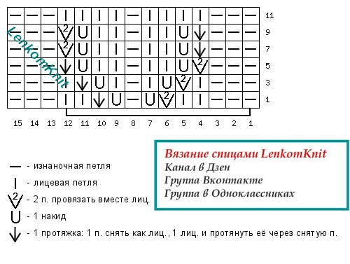 29 новых схем вязания схема