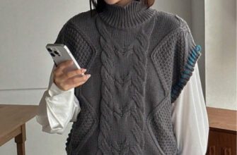 Безрукавка с блоком из жгутов. Схема