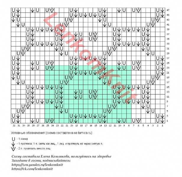Повседневные джемперы и пуловеры схема