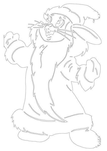 Трафареты на окна для вырезания из бумаги к новому 2026 году