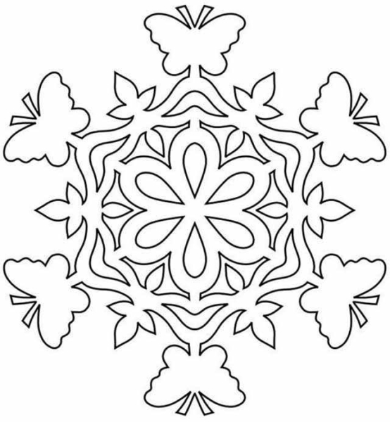 Трафареты на окна для вырезания из бумаги к новому 2026 году