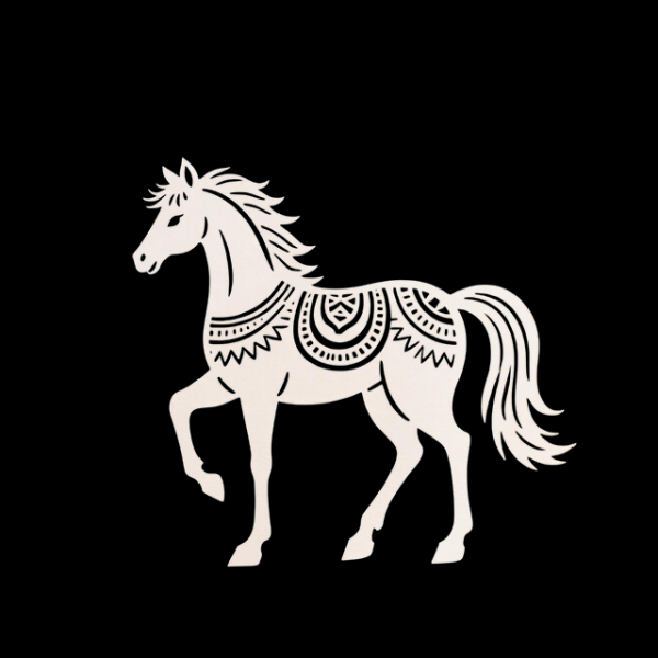 Трафареты на окна для вырезания из бумаги к новому 2026 году