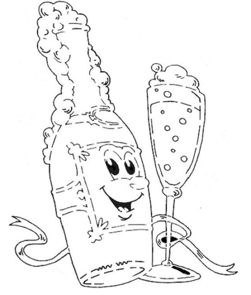 Трафареты на окна для вырезания из бумаги к новому 2026 году